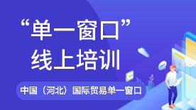中国（河北）国际贸易单一窗口口岸收费公示平台和企业跨境贸易档案系统培训视频